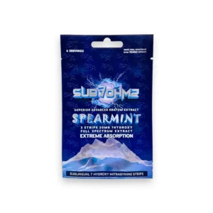 Sub 7 OHMZ 7-hydroxymitragynine Kratom Extract Strips Spearmint 20mg 3ct